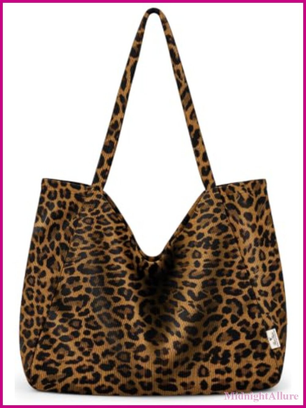 Corduroy Hobo Bag Large Slouchy Shoulder Bag Bohemian Tote Work Travel